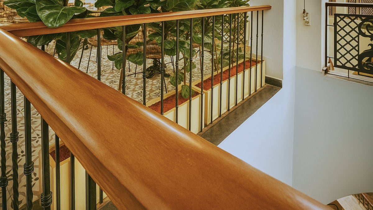 W481 handrail installed