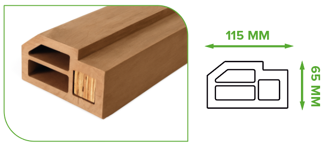 W570 door frame profile